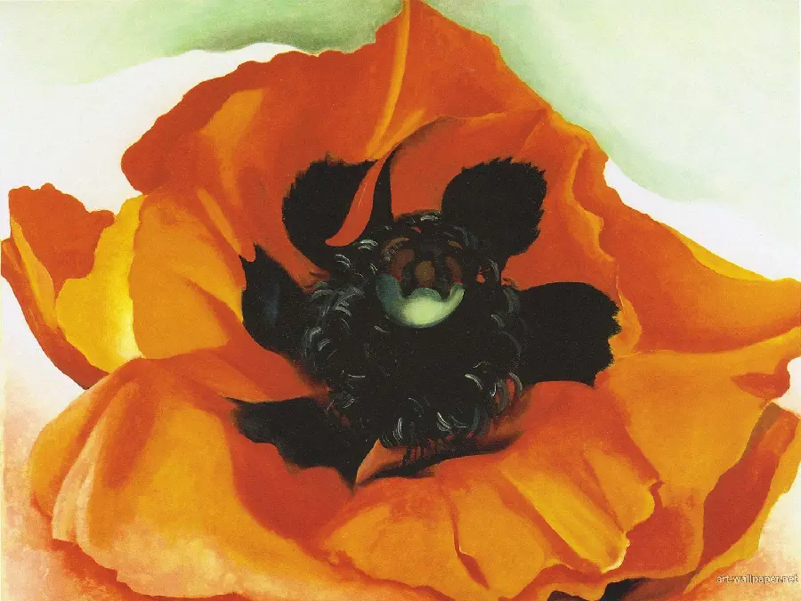 Download Stock Masterpiece of Paintings by Georgia O'Keeffe, the Outstanding Artist of the 20th Century