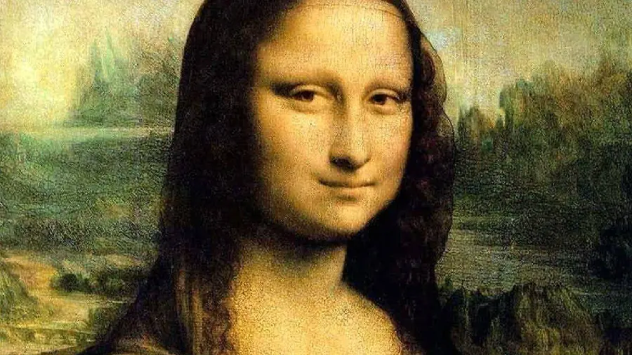 The most beautiful photo of the Mona Lisa painting by the famous Italian painter Leonardo da Vinci