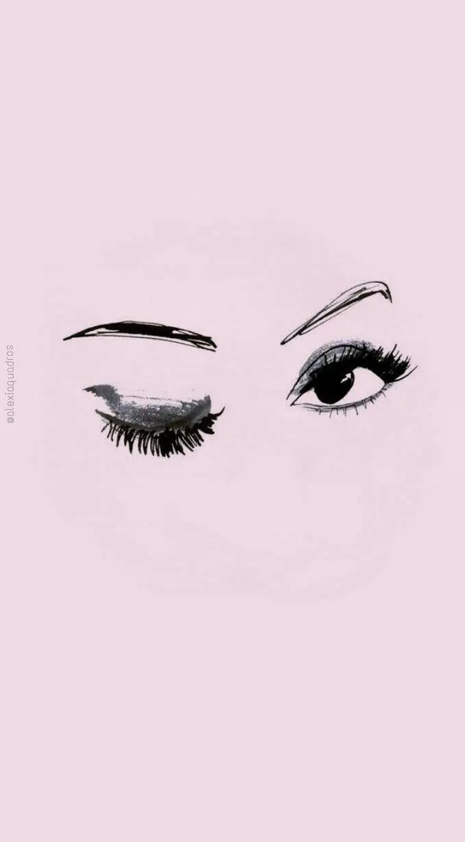 Graphic eye and eyebrow photo with attractive and special eyelashes for HD quality profile 