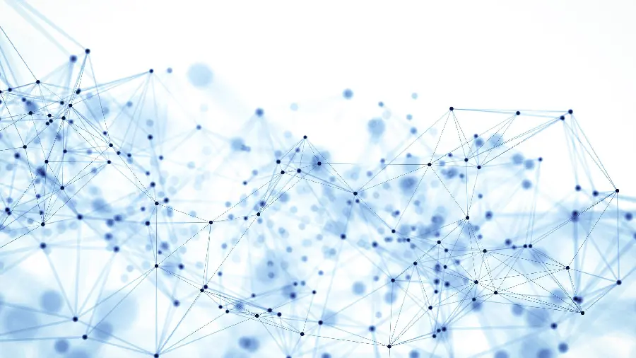 Free download of a digital Blockchain image with a white and light background