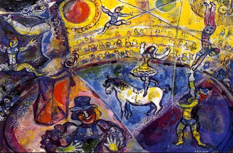 Marc Chagall's wallpaper called Circus Horse in high quality