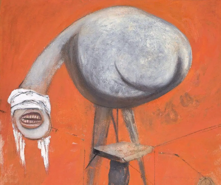 Painting Three Studies for Figures at the Base of a Cross, Francis Bacon