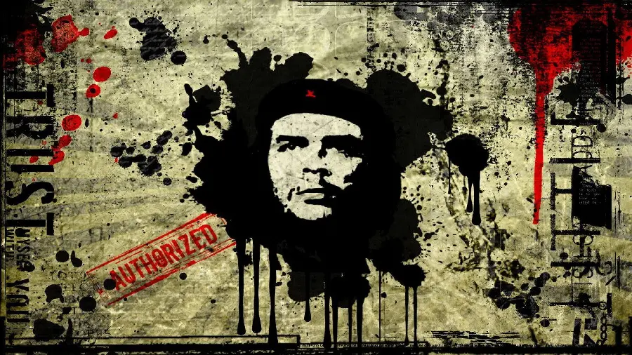Photo of the main character of the Cuban revolution named Ernesto Che Guevara