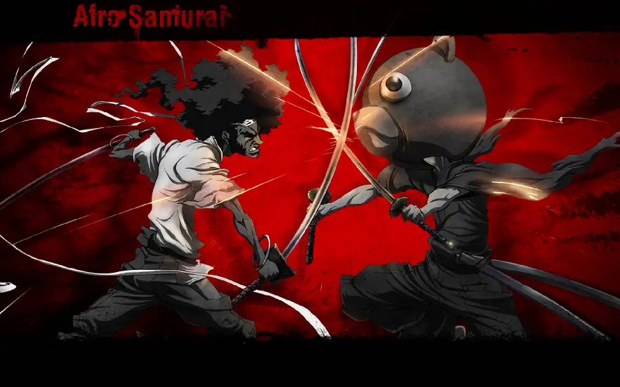 Simulated image of the duel between Miyada-Yoshi Takayama and Saijoshi Kishio