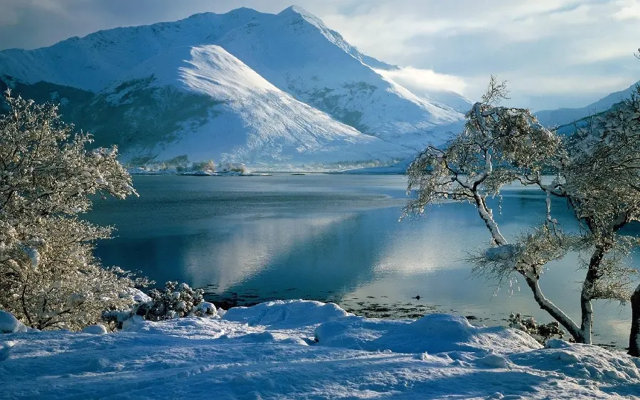 New high quality winter background for Android mobiles 