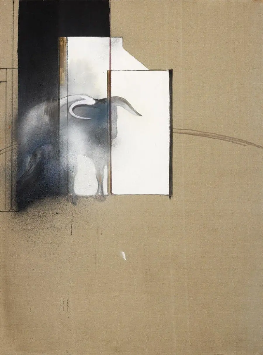 Francis Bacon | Study of a Bull | 1991 | Oil on canvas 