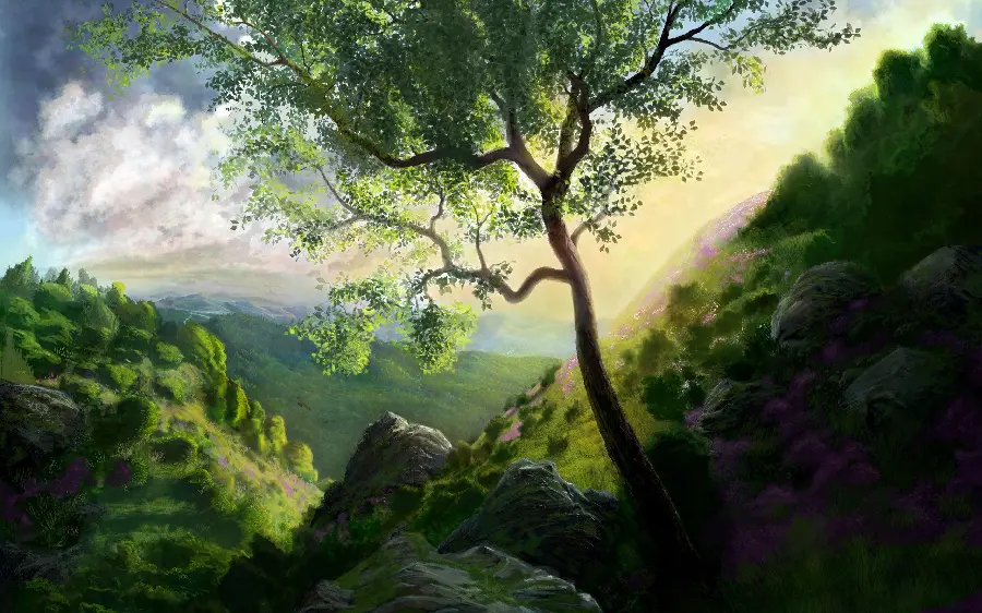 Image of spectacular and interesting paintings for printing decorative painting