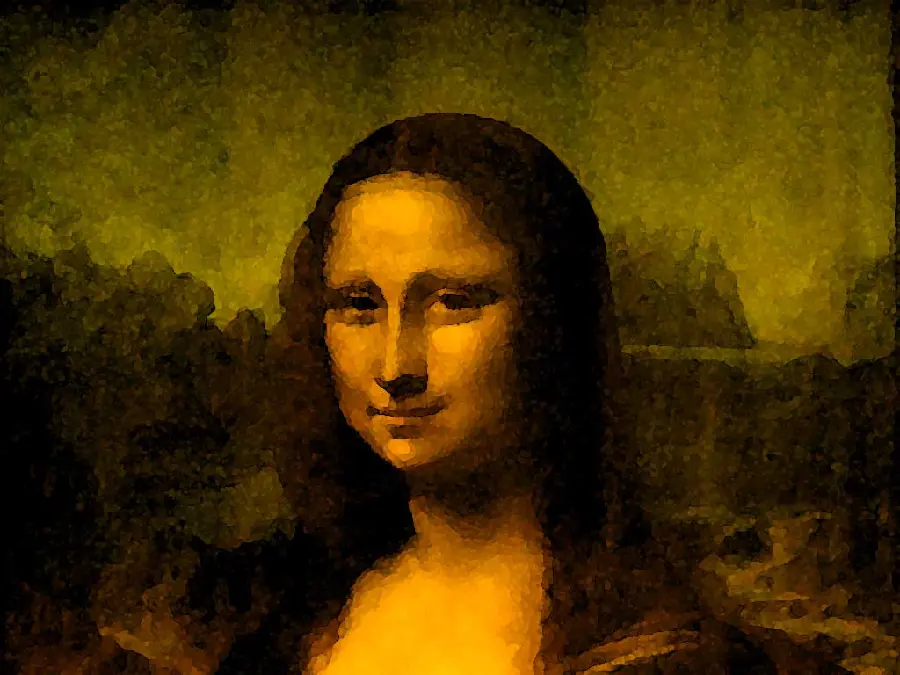 Download free and 4K photo of the attractive Mona Lisa painting 