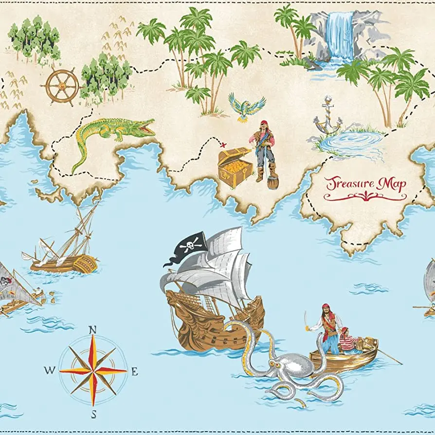 Download free and high quality 4K treasure map photo 