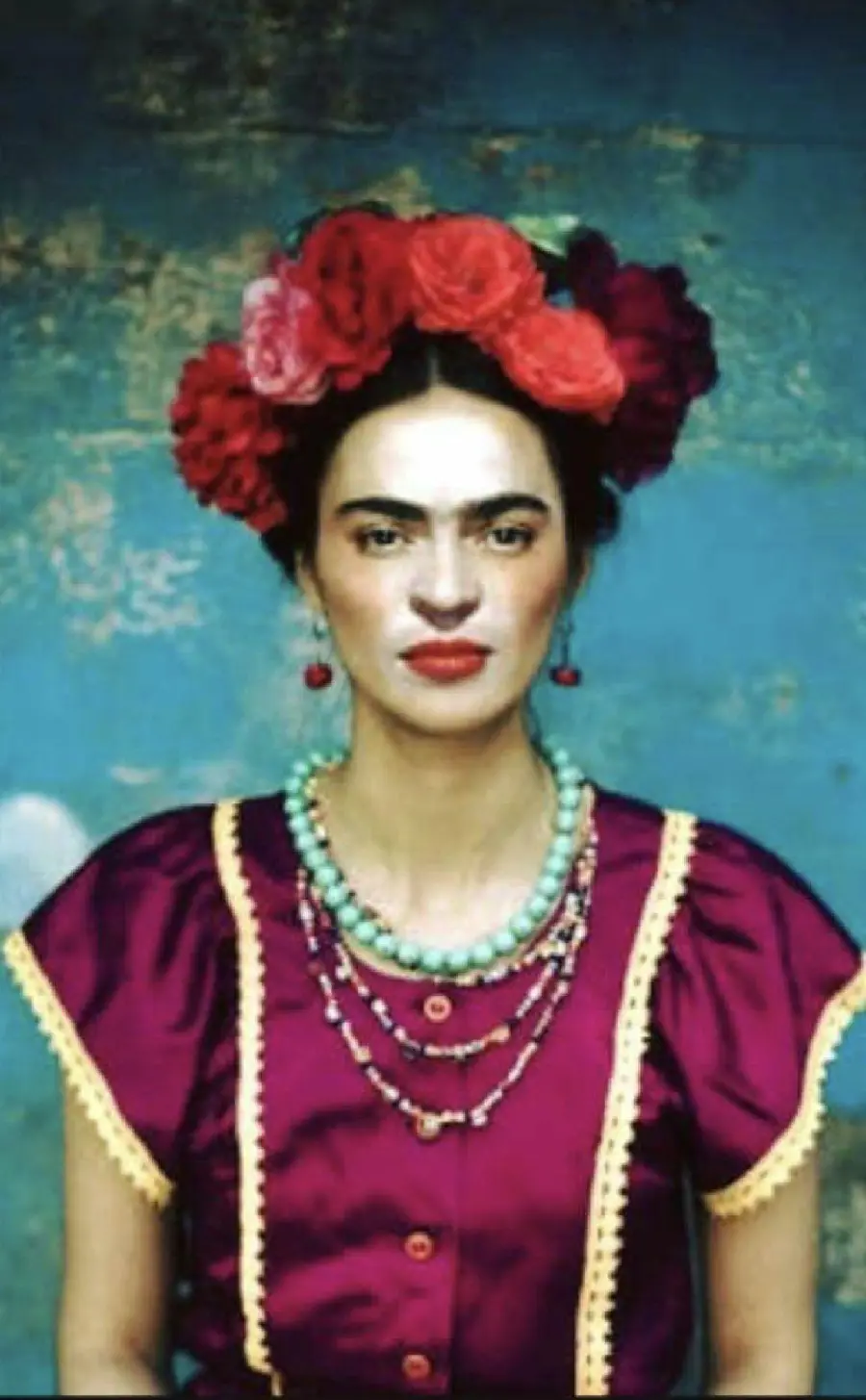 Mexican Fashion Painting, Style Frida Kahlo Mexican Painter Contemporary Art History