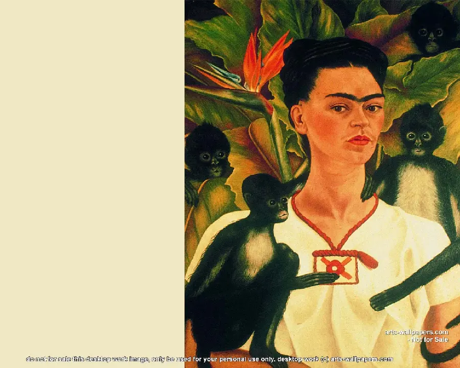 Oil Painting Frida Kahlo Realism Mexican Painter Contemporary Art History