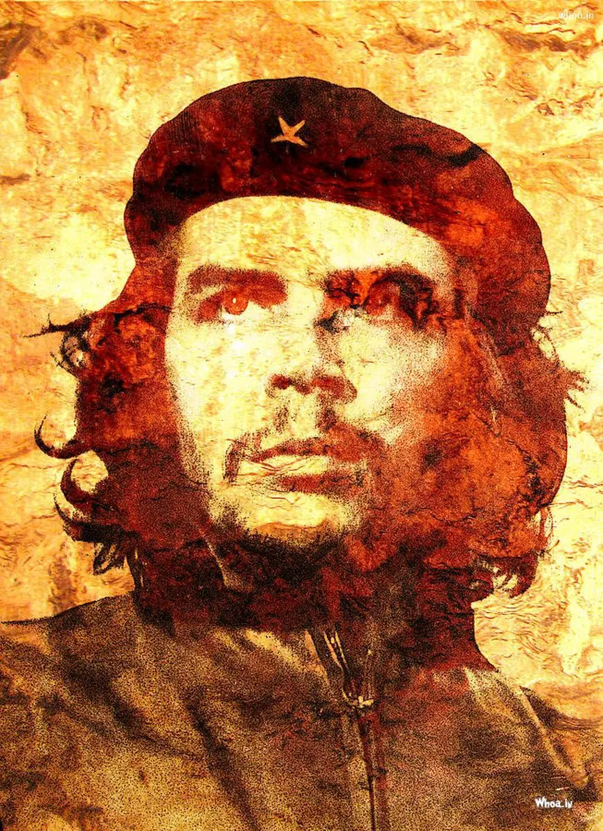 Free and high-quality download of Ernesto Che Guevara's photo with cool and professional editing 