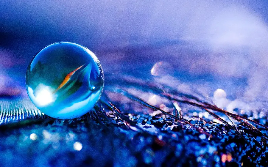 Simple Transparent Glass Crystal Ball Wallpaper for Backgrounds