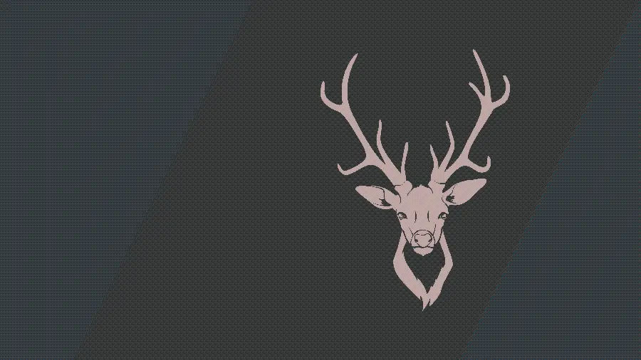 Minimalist deer head wallpaper for logo design and creation