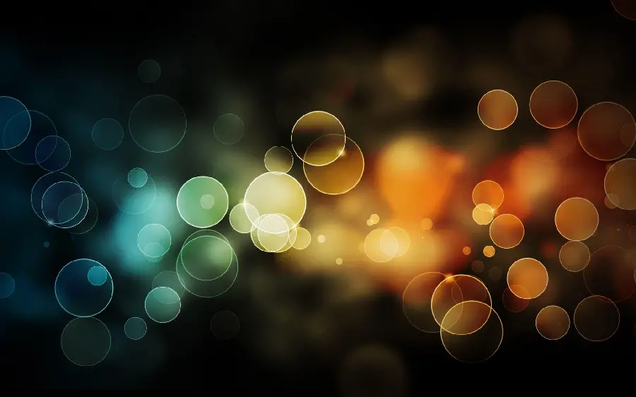 Abstract Style Desktop Background on Dark Background
