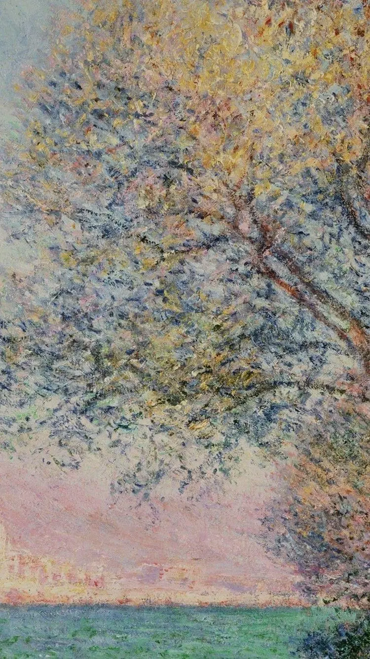 The most creative oil painting by Monet called The Solitude of the Tree 