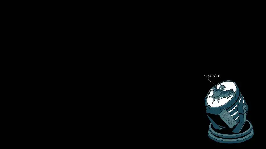 Minimalist style bat photo for Photoshop and editing work