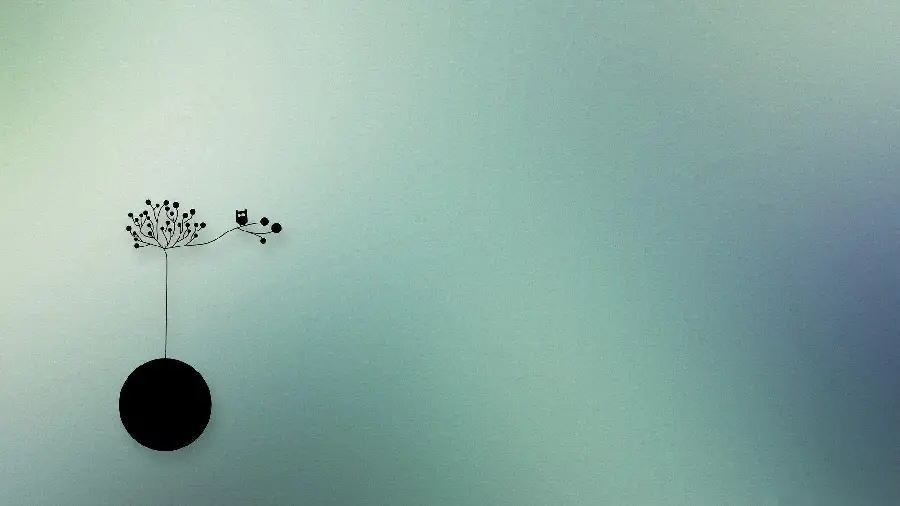 Unique and spectacular minimalist wallpaper with a follow background 