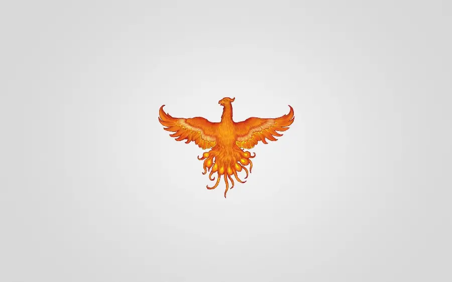 Beautiful and simple minimalist art image of a flying eagle suitable for logo design
