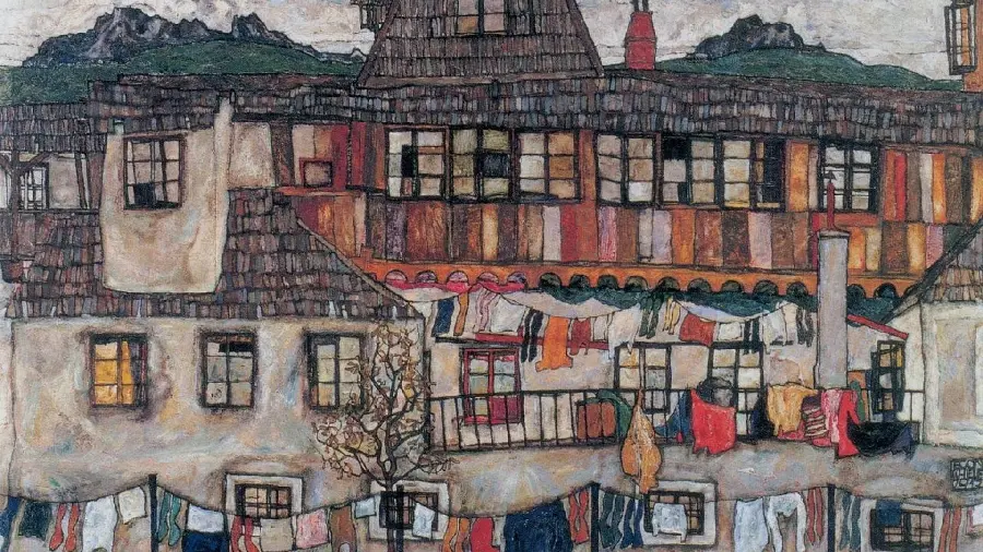 Attractive and beautiful image of Egon Schiele's paintings