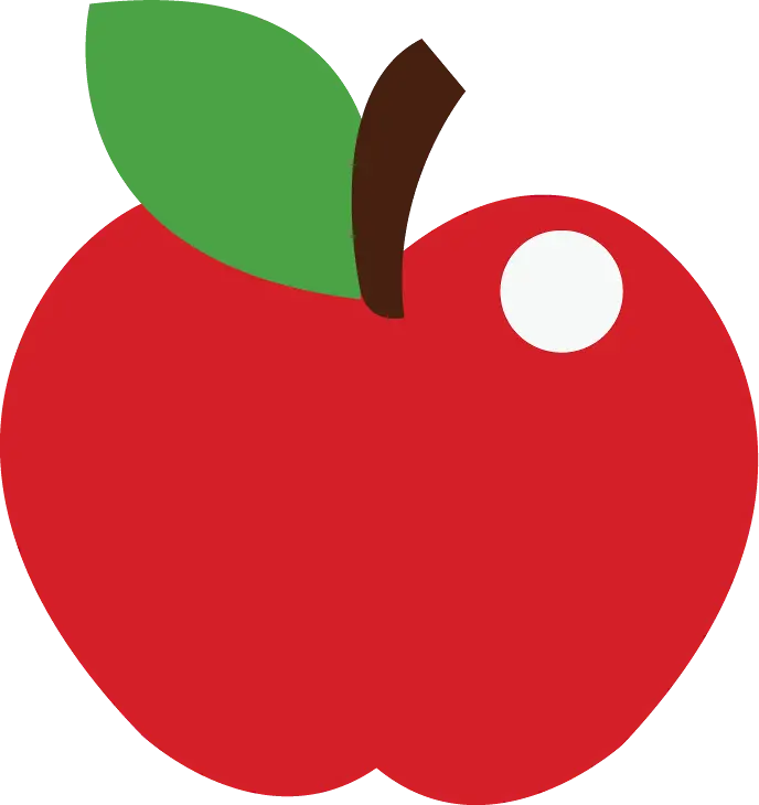 Download cartoon picture of red apple drawing in PNG graphic and cut out 