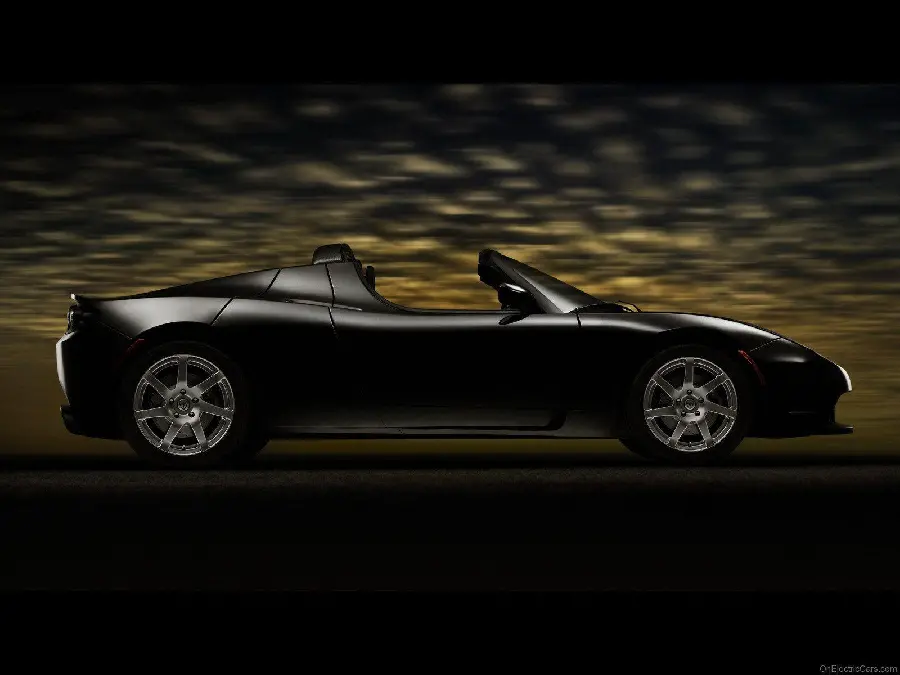 The highest quality picture of a black electric car with a rechargeable hybrid 