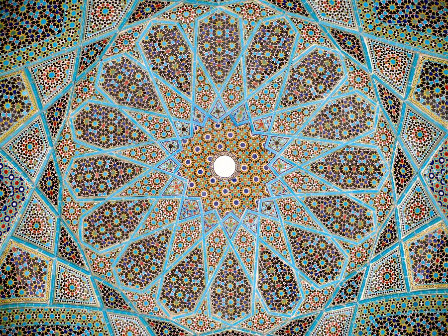 High-quality and beautiful photo of Islamic design for the roof of mosques