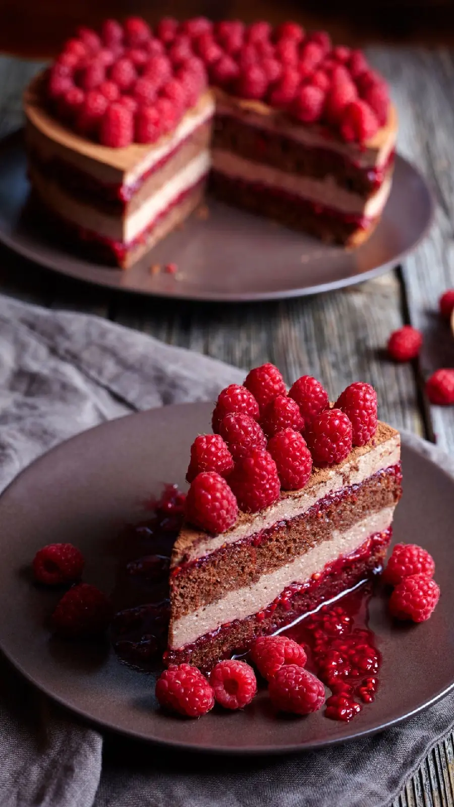 Image of sliced ​​strawberry velvet cake with a new idea
