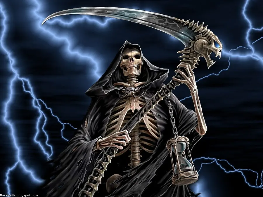 The picture of the devil illustrated by artificial intelligence 