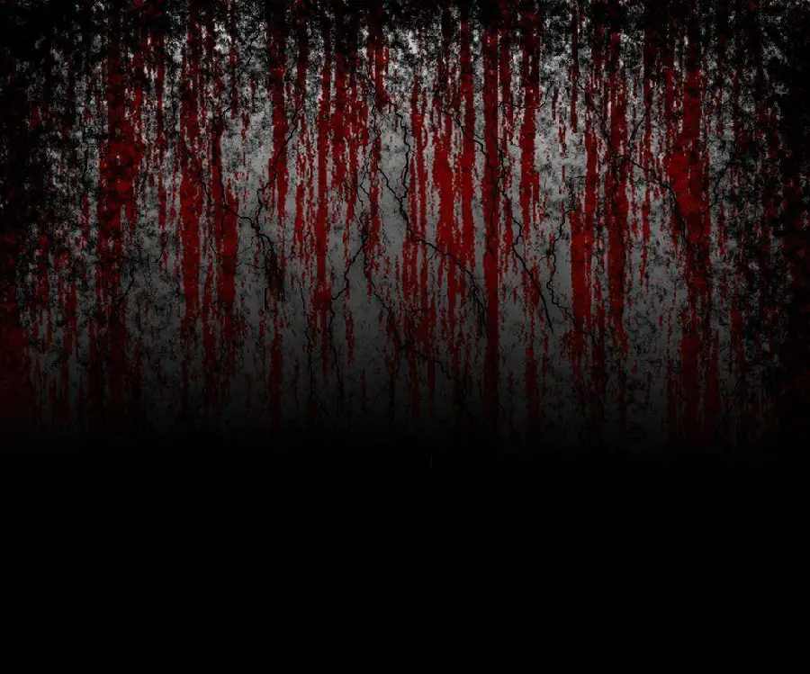 Scary and terrifying background of blood stains on the wall for a photo cover 