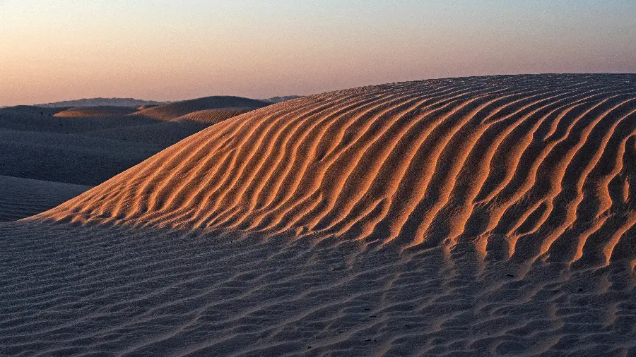 Download the background of the desert at sunset