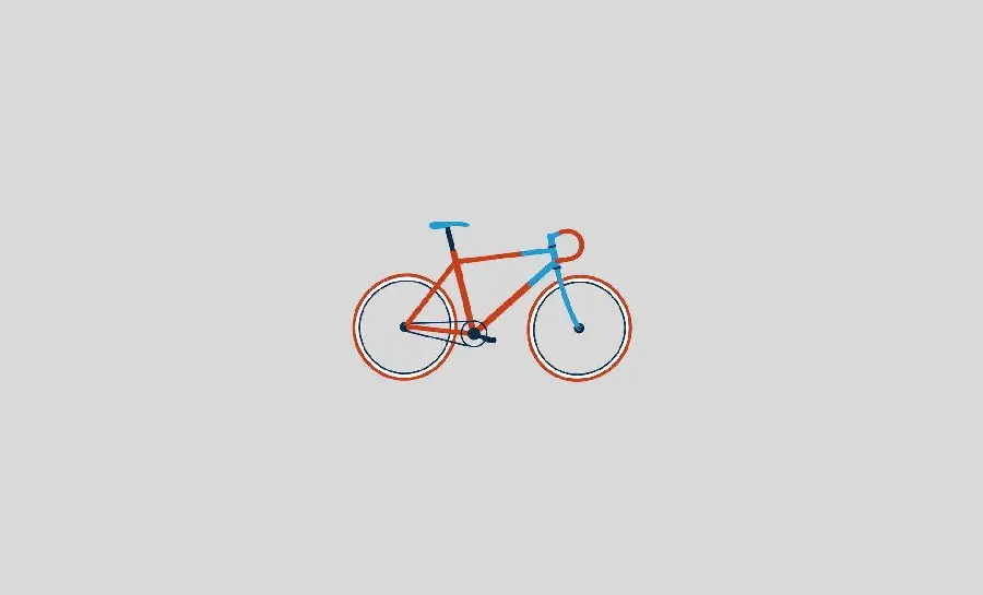 Beautiful and Simple Minimalist Bicycle Wallpaper HD 
