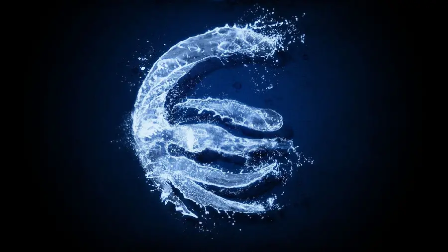 Download Stock with Cool Water Design on Dark Background for Art Lovers