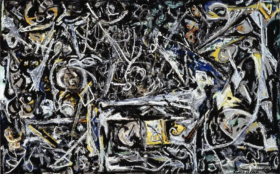 Jackson Painting 1950 Pollock No. 1 Dust Expressionism 