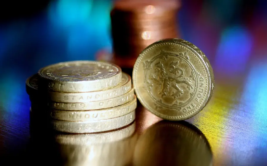 Coin design wallpaper with professional shadows full HD 