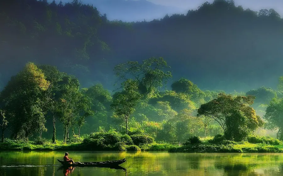 The most special design of lush and high-quality nature painting for decorative wall poster printing