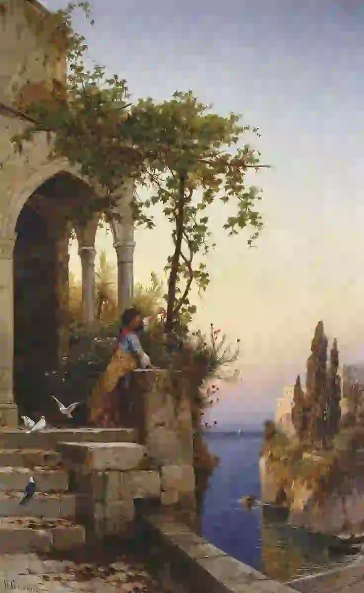 Italian Painting Art - Hermann David Salomon Corodi (1844-1905) Aesthetic Art