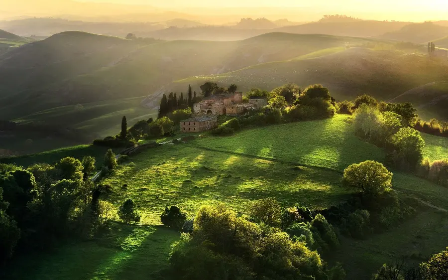 Image of the most beautiful places in nature and a dreamy landscape