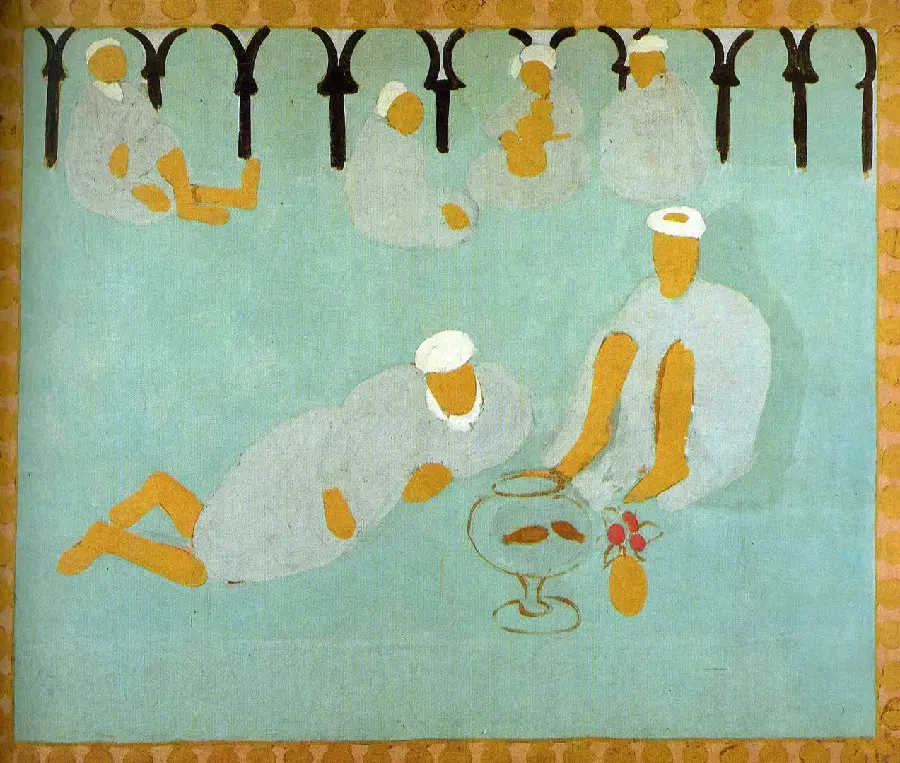 Artwork Arabian coffee house 1913 by Henri Matisse