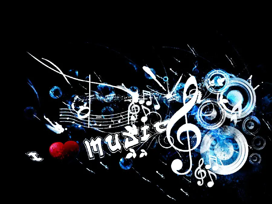 Simple and attractive background of musical notes for music lovers