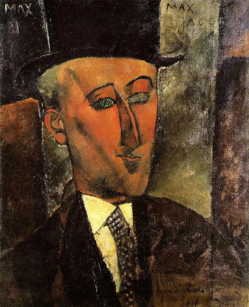 Portrait of Max Jacob (Modigliani) by Amedeo Modigliani 1916