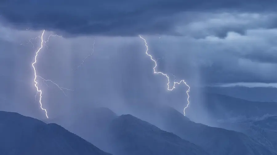 2024 Minimalist Background with a Cool Lightning Design