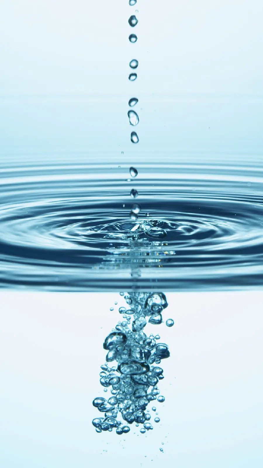 Download a creative and artistic iPhone wallpaper with a falling water drop design