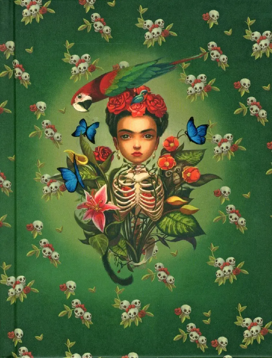 The cutest wallpaper with a childish taste of Frida Kahlo in childhood
