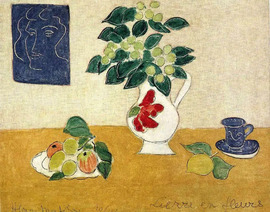 Ivy in Flower was created in 1941 by Henri Matisse