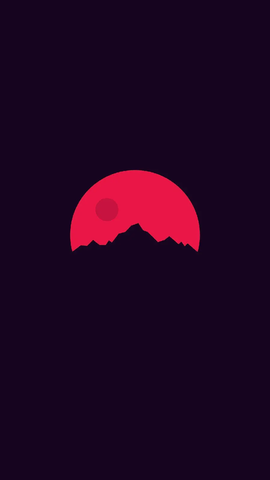 Simple design of modern and minimal dark style phone and phone background 
