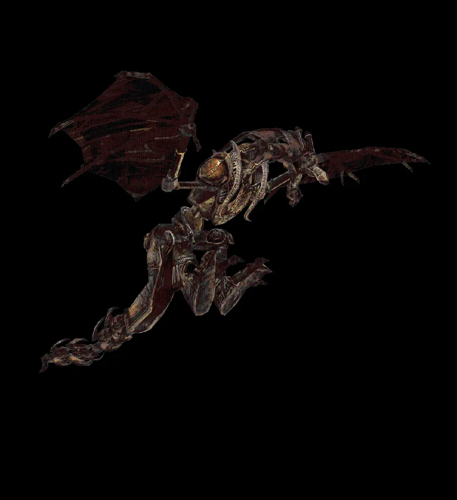 Dark stock photo of a dragon for printing without losing quality 