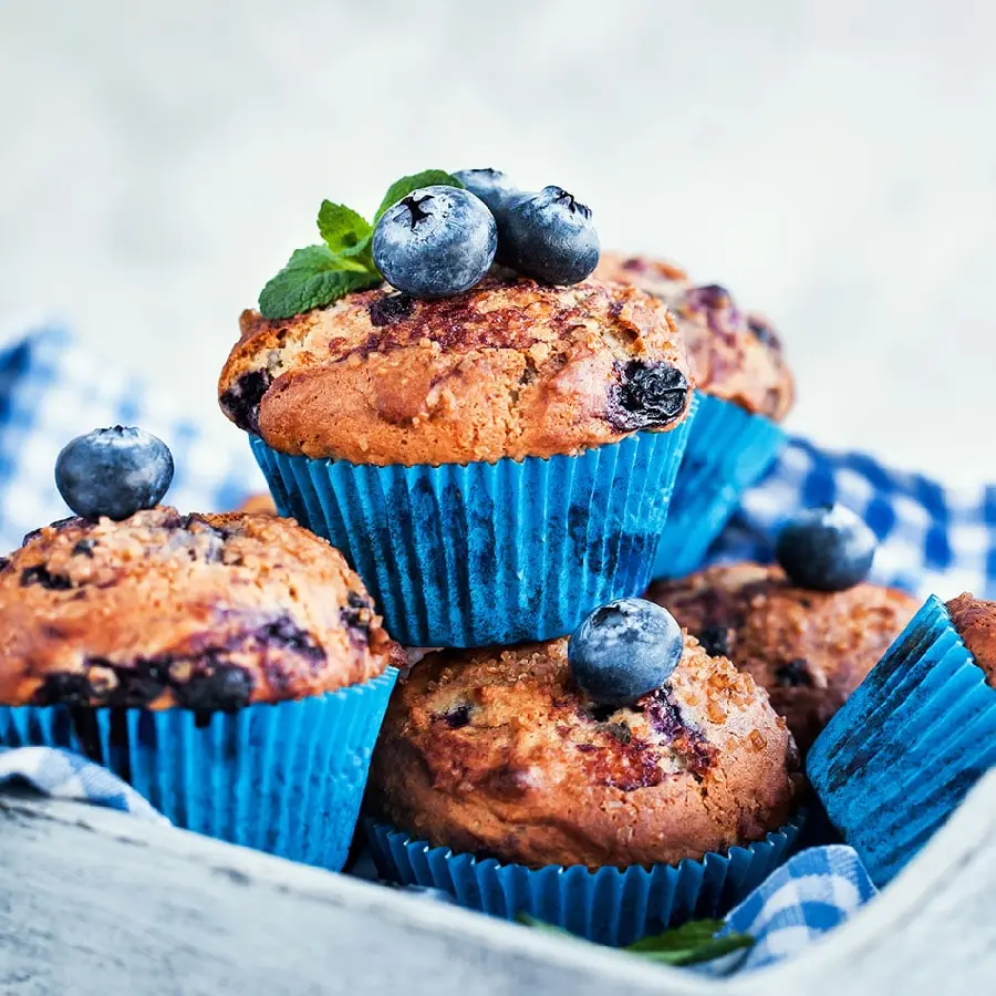 High Quality Popular Blueberry Flavored Cookies, Muffins, and Cupcakes