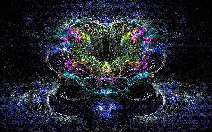 Unique Wallpaper for Abstract Fractal Style Fans