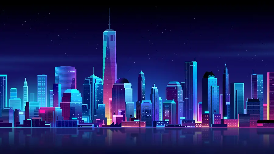 Unique background with beautiful minimalist building design